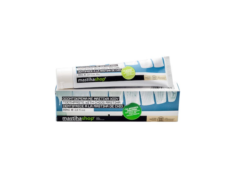 Toothpaste with mastiha and organic...