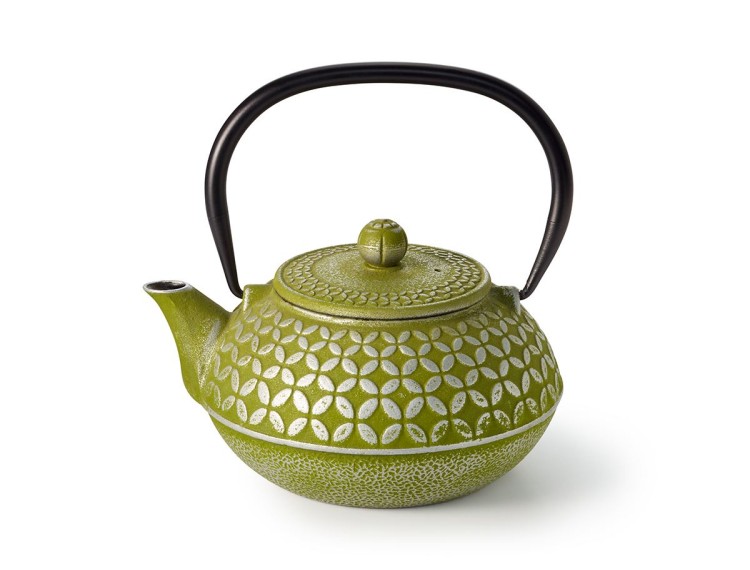 cast iron teapot green 700ml