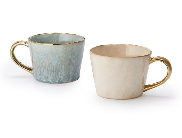 ceramic mug 270ml 2 at 2 colors